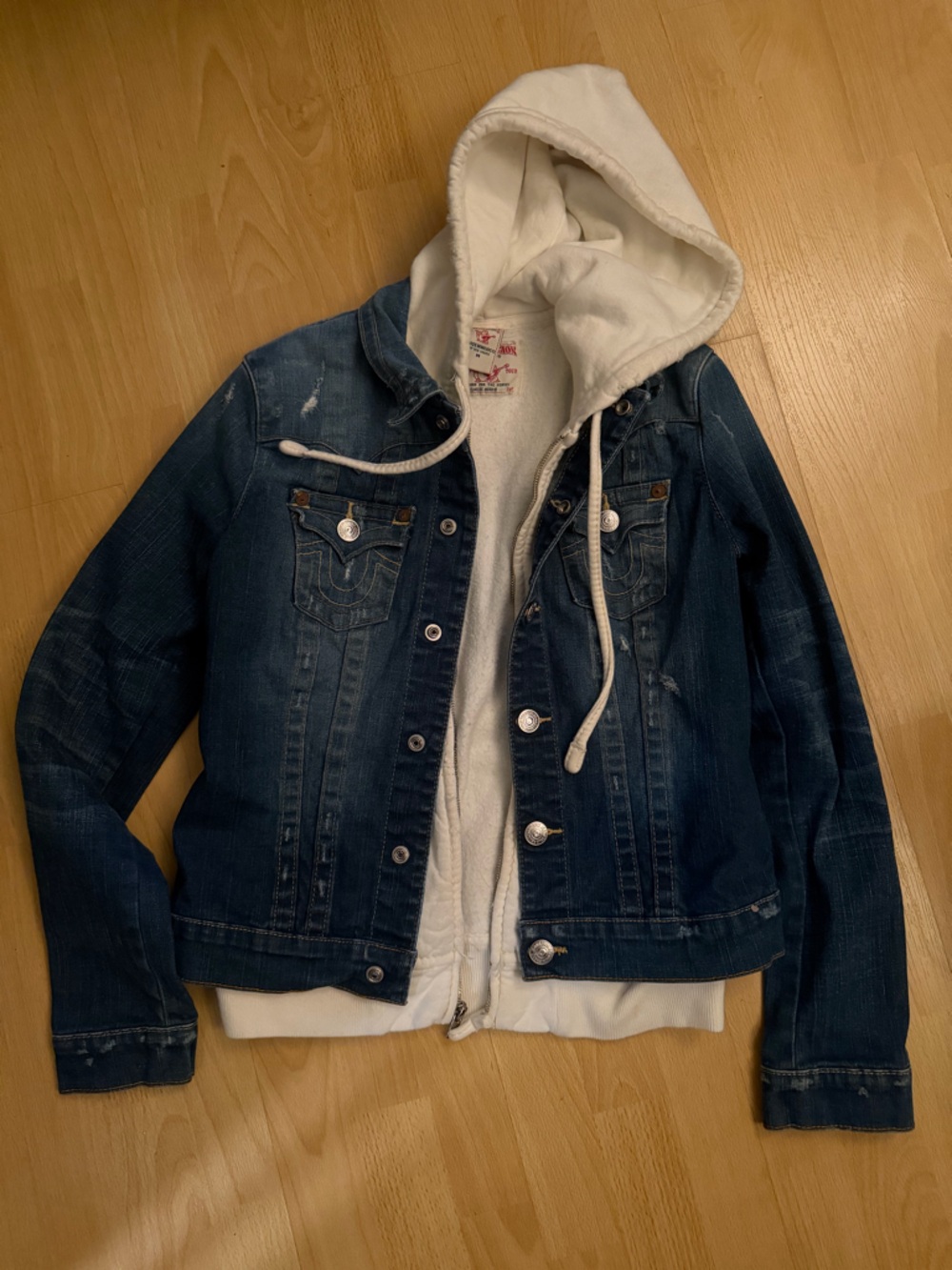 True Religion Denim Jacket with Hood